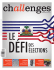 élections - Challenges