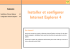 Installer et configurer Internet Explorer 4