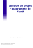 Gestion de projet - diagramme de Gantt