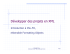 Développer des projets en XML