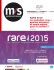 RARE 2015 Les maladies rares