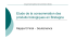 Etude de la consommation des produits biologiques en bretagne