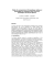 Etude du comportement formantique statique et dynamique