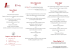 Carte du Restaurant Le Capella