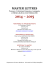 Fascicule Master litterature fr et comparee 2014-15