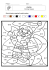 coloriage magique Père Noël niveau 2