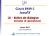 IHM-1 JavaFX - 10 Boîtes de dialogue simples et