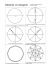 1. Je trace un cercle de centre O et de diamètre AB. 2. Je trace la