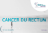 Cancer du rectum