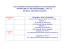 CALENDRIER D`ENSEIGNEMENT DU PROGRAMME D`HISTOIRE