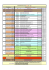 Date des cours Stage PROGRAMME DES COURS année 2016