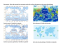 Carte des vents, des courants marins de surface, des gyres et des