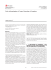 Etude Anthropologique de l`espace Domestique &agrave;