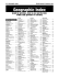 Geographic Index