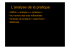 L`analyse de la pratique