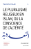 LE PLuRaLiSmE RELiGiEux En iSLam, ou La