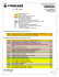 Horaire de la programmation* Programming