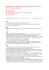 Bref historique de l`évolution de la situation depuis la séparation