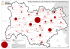 Nombre d`emplois par zone d`emploi de la région Auvergne