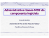Administration basée MDE de composants logiciels