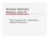 Wireless Networks Réseaux sans-fil - IUT de Nice