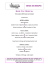 menus de groupes - Hôtel de France