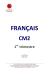 FRANÇAIS - Cours PI