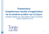 Etude sur les exp&eacute;riences locales d`organisation de la semaine
