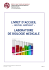 Livret d`accueil Laboratoire