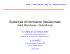 Systèmes d`information décisionnels - membres
