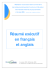 Résumé exécutif en français et anglais