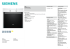 Siemens HB20AB221C Four encastrable électrique Version
