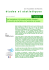 études et statistiques
