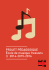 PROJET PÉDAGOGIQUE École de musique freesons // 2014
