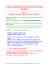 PARTIE I) RESPIRATION ET OCCUPATION DES MILIEUX