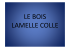 LE BOIS LAMELLE COLLE