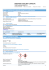 Fiche de sécurité (MSDS)
