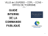 Guide interne de la commande publique au 1er avril 2016