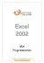 VBA Programmation