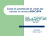 &Eacute;tude du portefeuille de cr&eacute;dit des caisses du r&eacute;seau