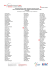 denotes Canadian *Field Subject to Change / *Le tableau est sujet à