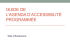 Agenda d`Accessibilité Programmée ADAP