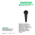 Shure BG 1.1 Microphone User Guide