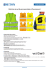 Gilet de sécurité personnalisé et fluorescent