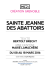 sainte jeanne des abattoirs