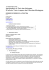 Dossier de presse