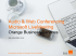 presentation template Orange
