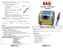 manuel d`utilisation station a air chaud ct851nd