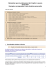 Exemples de situations personnelles