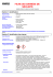 fiche de données de sécurité